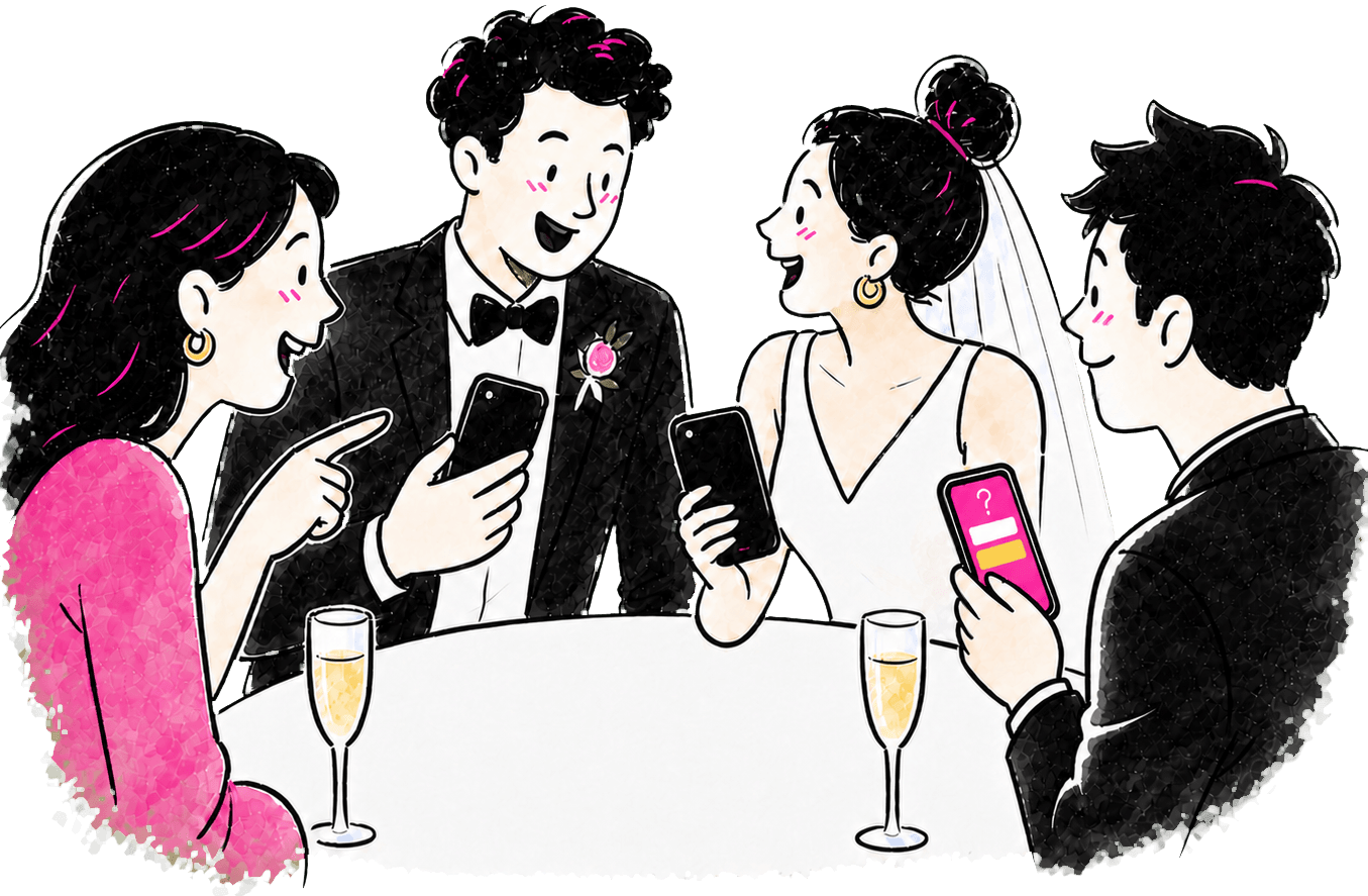 Live quiz mode shown on a phone